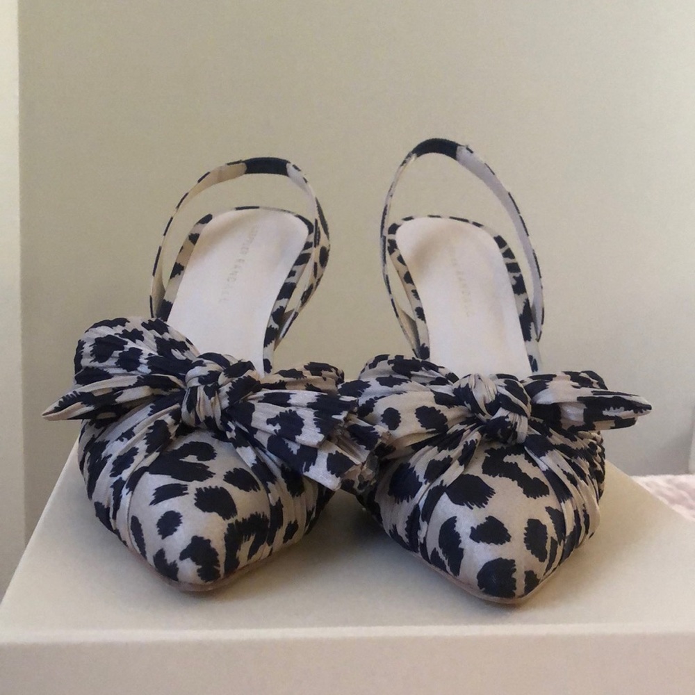 Sylvana Pleated Knot Slingback Pump Loeffler Randall